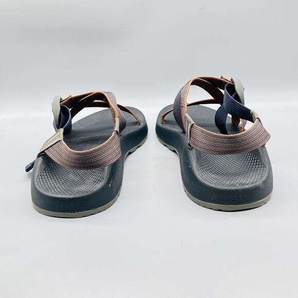 Chaco Sandals Mens 13 Brown Striped Adjustable Strap Sport Hiking Outdoor Shoes main image 4